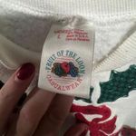 Fruit of the Loom Vintage  Ladies Large Christmas Sweatshirt  Cotton/Polyester Bl Photo 3