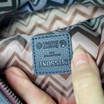 Missoni  Cosmetic Makeup Pouch Clutch Travel Bag in Navy Blue Top Zipper Photo 9