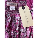 Band of the Free Corset Bodice Sweetheart Neckline Pink Floral Mini Dress Sz L Size L Photo 4