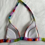 Victoria's Secret Rainbow Tie Dye Push-up Bikini Top S Photo 2
