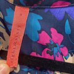 Eight Sixty  Women's Blue Pink Floral Print 3/4 Sleeve Short Dress Sz Small Photo 2