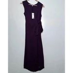 Tracy Reese  Anthropologie NWT Wine Vermont Faux Wrap Midi Dress Size 0 Photo 4