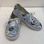 Vans RARE Van’s Women 7 Sneaker Shoe Canvas Low Top Doughnut Night Skyway Photo 0
