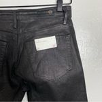 AG Adriano Goldschmied AG Black Shimmer Farrah Ankle High-Rise Jeans Photo 7