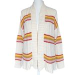 Madewell  Striped Diaz Knit Open‎ Front Cardigan Sweater Photo 3