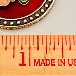 Brighton Opening Night At The Opera Red Leather Cord Red Flower Necklace Photo 7