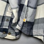 Carhartt Rugged Flex Hamilton fleece lined plaid shacket top women’s size XXL 20 Photo 8