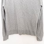 Merona Womens Sweater Size M Gray V Neck Lightweight Knit Classic Minimalist Scandi Photo 3