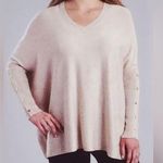 rxb Oversized Poncho Style Heather Oatmeal V Photo 0