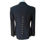 Versace Vintage 90’s Jeans Couture Black Wool Blazer, Sz 6 Photo 1