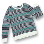 Talbots  Fair Isle Wool Blend Multicolor Sweater Large‎ Long Sleeve Pullover Photo 12