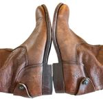 Frye Melissa Button Back Zipper Brown Leather Riding Boots, size 6 Photo 9