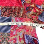 Breckenridge Petite XL Quilted Patchwork Jacket Boho Cotton Button Front Vibrant Photo 4