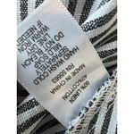 Jones New York Jones and Co New York NWT Jacket Medium Hooded‎ Linen Long sleeve Shirt Striped Photo 5