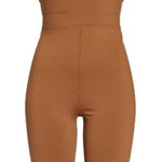 Alo Yoga Airbrush Physique Cropped Jumpsuit in Cinnamon Brown, Size L Photo 0