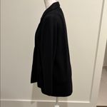 J.Crew Open Front Black Knit Blazer Sz M Photo 3