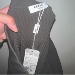 Akris Punto Faux-Wrap Ribbed-Knit Pencil Skirt βTeakβ Gray/Brown Size US 10 π Photo 13