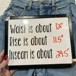 Bugle Boy Vintage 90s Jr Size 7  Jeans Distressed Blue High Rise Mom Tapered Leg Photo 10