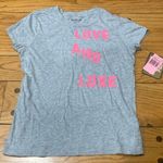 Juicy Couture Pam Gela Love and Luxe Short Sleeve T-Shirt Gray Women's Large Photo 0