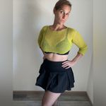 Hesperus Black Pleated Mini Skirt Cotton Spandex Large Streetwear Goth Punk Photo 4