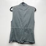 Per Se Charcoal Full Zip & Button Front Women's Vest Size Medium Breathable Photo 4