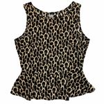 Ali & Kris Leopard Print Peplum Top Photo 4