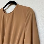 Winter Muse Jasmine Smocked Dress Tan Size Medium Photo 1