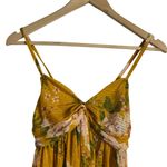 Free People Mirage Yellow Floral Print Hi-Low Tunic Dress Size Medium Photo 2