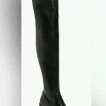 Open Edit  Briar Over The Knee Boots Block Heel Goth Winter Club Size 9 New Photo 0