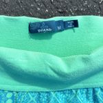 prAna  Skirt Women's Medium Aqua Green Blue‎ Patterned Athletic Casual Photo 1