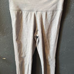Nike  Dri-FIT Light Gray Leggings with Rose Gold Stitch Photo 0