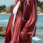 Free People  Movement Windbreaker Track Jacket Athleisure Dusty Pink Size Small Photo 0