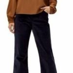 Babaton NWT - Aritzia Joey Corduroy Pants Navy High Rise Flare Photo 0