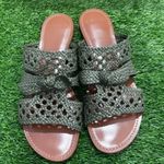 Alexandre Birman  Clarita Braided Mule Flat Nappa Kiss Green Tea Sandals SZ 42 Photo 14