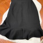 Nanette Lepore Black Lace Trim Flounce Hem Dress 8 Photo 2