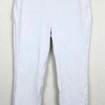 Spanx White High Rise Cropped Ankle Pull On Stretch Pants Trousers Size M Photo 0