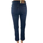 Madewell NEW Stovepipe Women's Blue High Waisted Straight Denim Jeans Pants 24 Photo 2