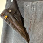 Ann Taylor  Gray Career Pants Slit‎ Hem Ankle Trousers Size 14 Photo 5