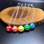 Orange M&M Necklace Photo 1