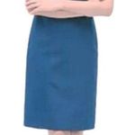 J.Crew Short Sleeve Blue V-neck Work Dress Sheath Size 6 Photo 0