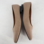 Ralph Lauren  Women Tan Pointed Toe Ballet Flats Shoes Size 9.5C Old Money VTG Photo 5