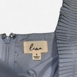 Lena Pleated Sleeve Romper in Light Blue – Size Small Photo 2