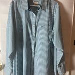 Ariat  Women's Blue Striped Button Down Shirt Photo 0