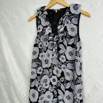 Juicy Couture  100% Silk Ruffle Detail V-Neck‎ Floral Purple Dress Size 0 Photo 3