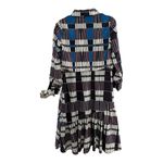 Boutique Penelope drop waist long sleeved button print dress purple, white, blue size XS Photo 10