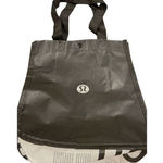 Lululemon Athletica White Tote shopping Bag Photo 0