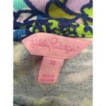 Lilly Pulitzer Odette Cattitude Knit Tunic Top Cat Tiger Colorful Artsy Size XS Photo 3
