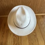 Free People  Cream 100%‎ Wool Felt Wide Brim Western Boho Hat One Size Photo 5