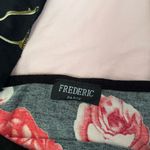 Vintage Asymmetrical Black Dress with Red Roses Size M Photo 1