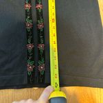 Victoria Jones  Beaded Black Christmas Layered Cardigan Medium Vintage Sweater Photo 5